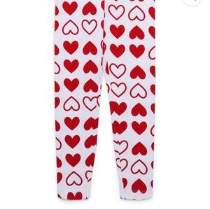 Way To Celebrate Girls Heart Leggings size Small (6-6X) NWT